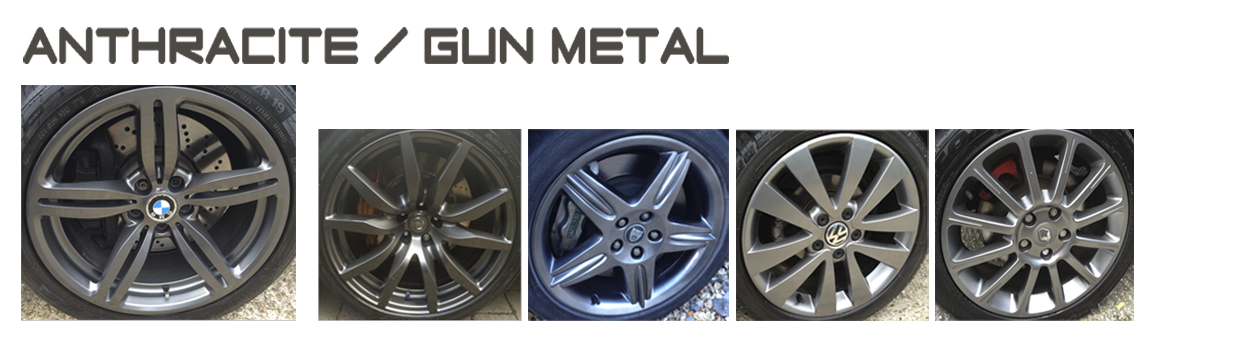 Alloy Wheel Paint Colour Chart