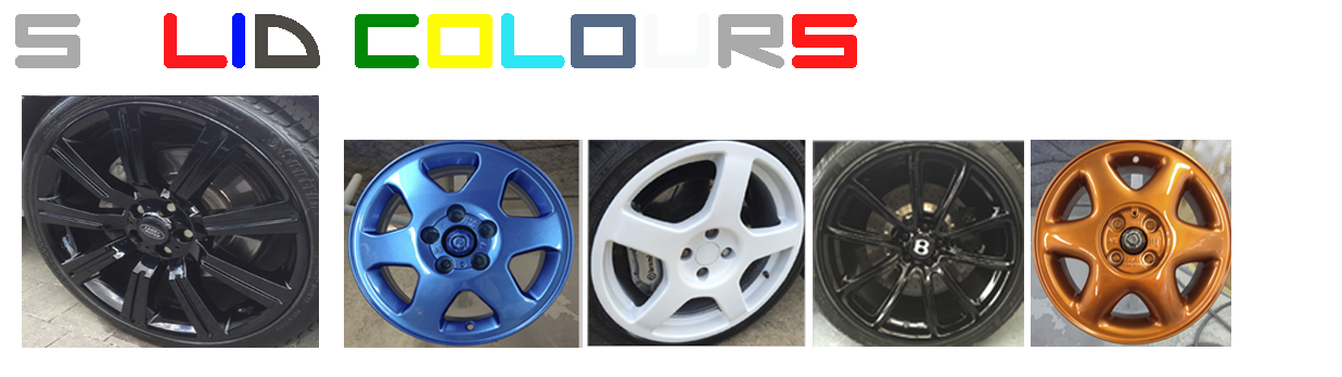 Alloy Wheel Paint Colour Chart