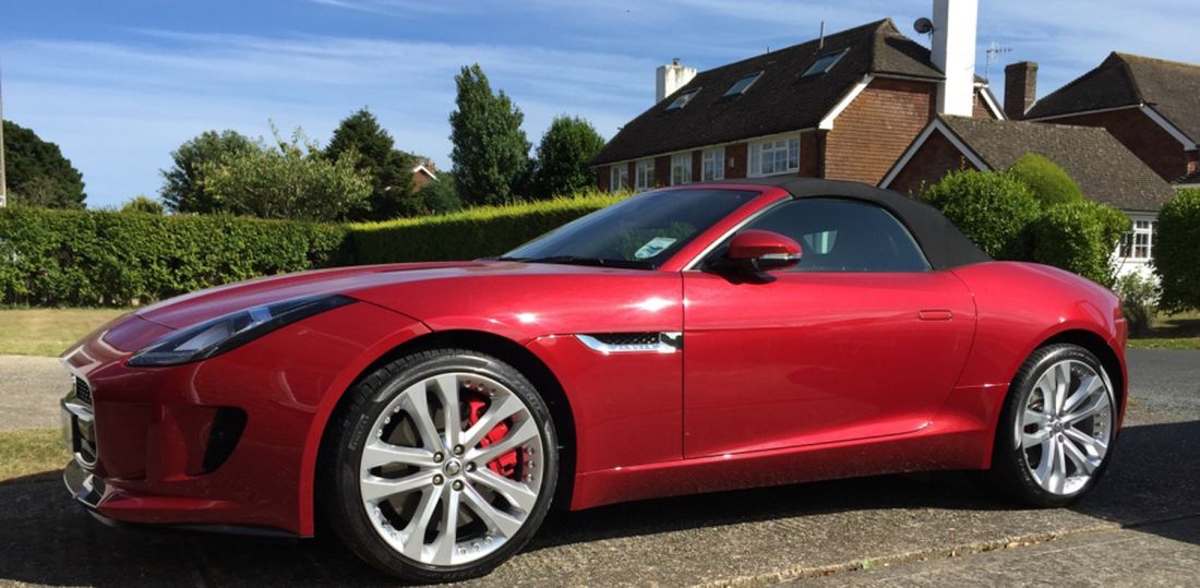 Jaguar alloy wheel refurbished in silver